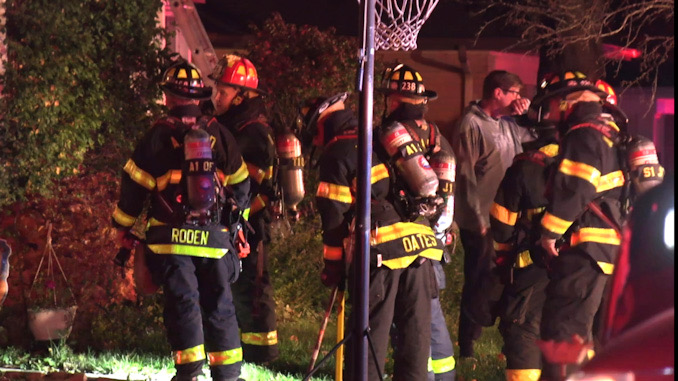 Chimney fire Arlington Heights