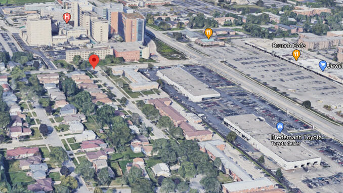 Carol Street and Western Avenue Aerial View (©2020 Google Maps)