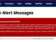 Fox 32 Chicago Weather Alert Message referred from banner at top of front page and article pages on Fox 32 Chicago