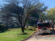 Two house on fire on Briar Place near Ardmore Terrace in Libertyville, October 6, 2020 (PHOTO CREDIT: Jimmy Bolf)