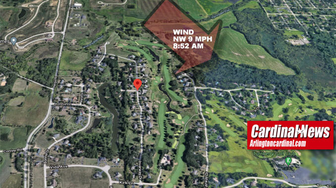 House fire on Inverway Drive near Stuart Lane in Lakewood on October 21, 2020; Wind NW 9 MPH at 8:52 a.m. at Chicago Executive Airport (Imagery ©2020 Google, Map data ©Map data ©2020 Google) House fire on Inverway Drive near Stuart Lane in Lakewood on October 21, 2020; Wind NW 9 MPH at 8:52 a.m. at Chicago Executive Airport (Imagery ©2020 Google, Map data ©Map data ©2020 Google)