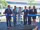 Congressman Raja Krishnamoorthi and Congressman Peter Roskam, alongside Northrop Grumman executives and state and local leaders, celebrate the opening of the newest Northrop Grumman facility in Arlington Heights, Ill. (L – R: Ken Crews, vice president business management, land & avionics C4ISR, Northrop Grumman Mission Systems; Congressmen Raja Krishnamoorthi; Mary Petryszyn, vice president & general manager, land & avionics C4ISR, Northrop Grumman Mission Systems; Congressman Peter Roskam; Arlington Heights Mayor Thomas Hayes; and State Senator Julie Morrison)