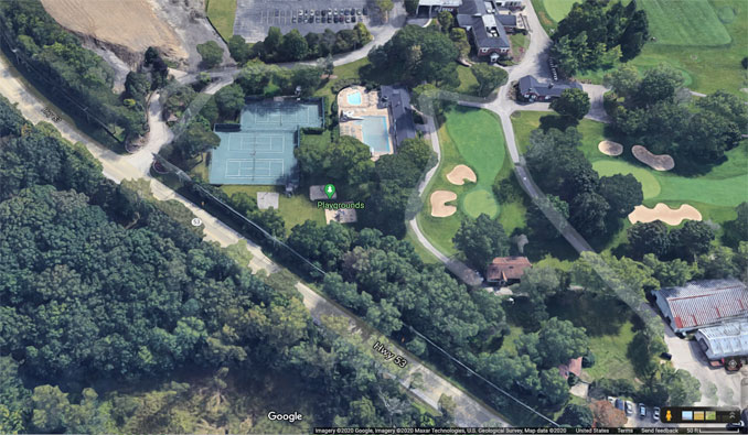 Playground The Grove Country Club in Long Grove (Imagery ©2020 Google, Imagery ©2020 Maxar Technologies, U.S. Geological Survey, Map data ©2020).