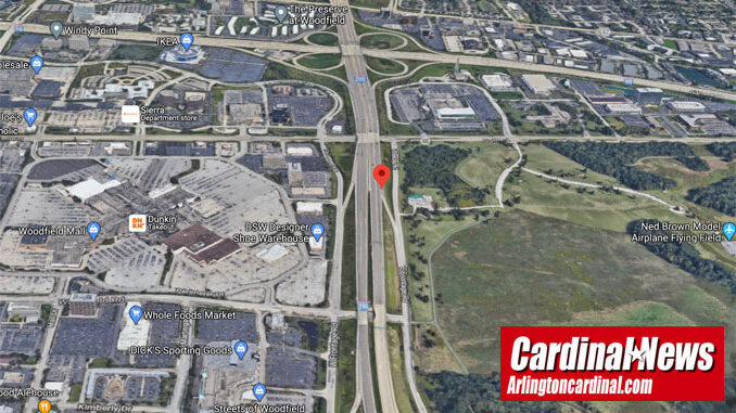Route 53 Woodfield Road NB Entrance Ramp Aerial View (Imagery ©2020 Google, Imagery ©2020 Maxar Technologies, Sanborn, U.S. Geological Survey, USDA Farm Service Agency, Map data ©2020) Route 53 Woodfield Road NB Entrance Ramp Aerial View (Imagery ©2020 Google, Imagery ©2020 Maxar Technologies, Sanborn, U.S. Geological Survey, USDA Farm Service Agency, Map data ©2020)