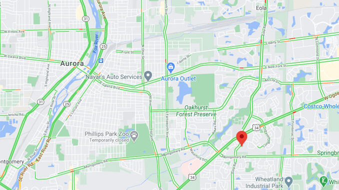 Two shot on Aurora's east side Monday, October 12, 2020 (©2020 Google Maps) Two shot on Aurora's east side Monday, October 12, 2020 (©2020 Google Maps)