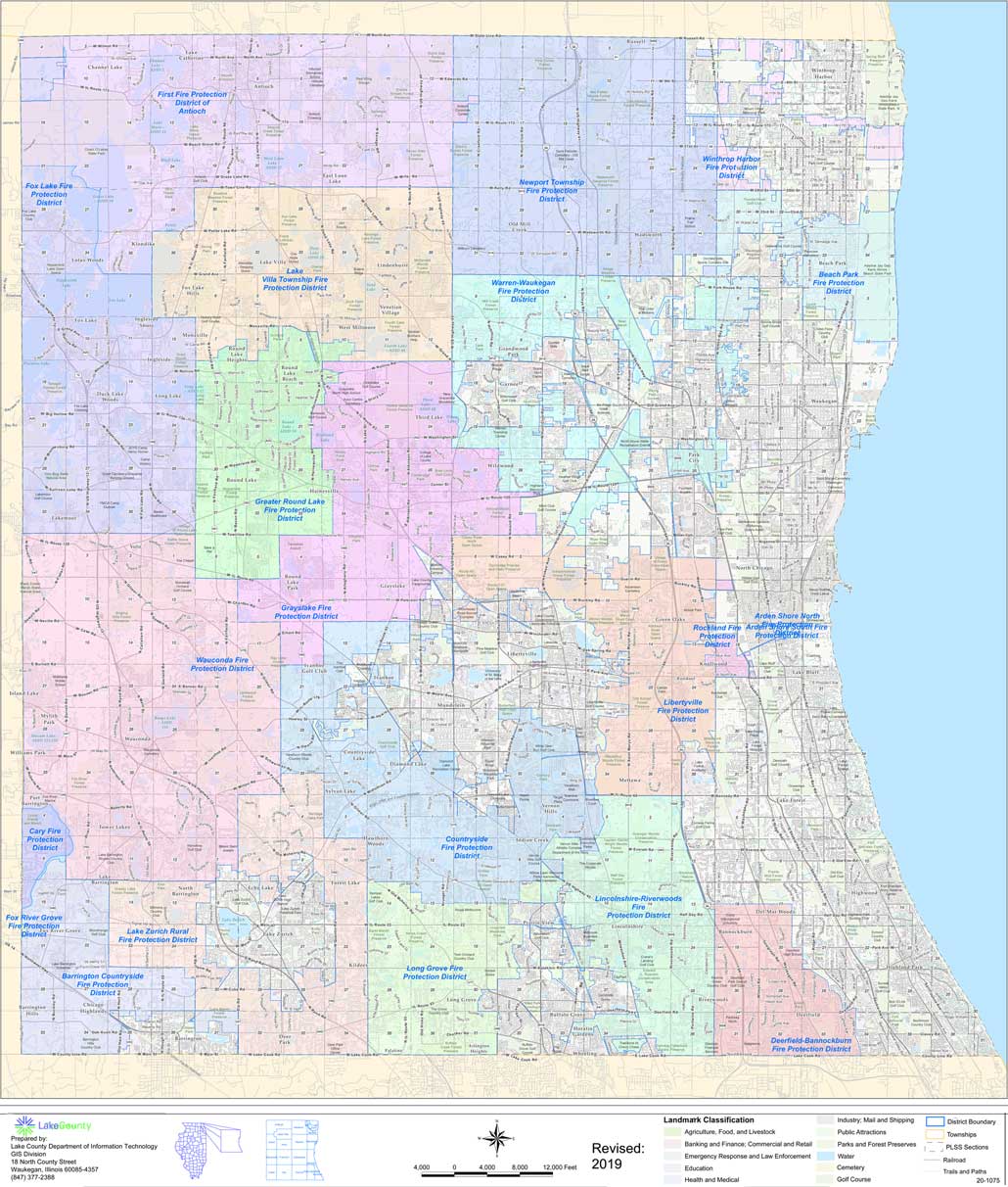 Lake County Fire Protection Districts 2019 (1030px wide, Source: Lake County)
