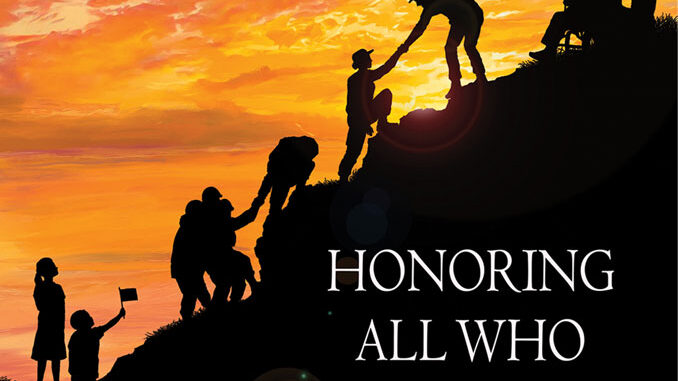 Office of Public and Intergovernmental Affairs Veterans Day poster 2020 "Honoring All Who Served"