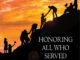 Office of Public and Intergovernmental Affairs Veterans Day poster 2020 "Honoring All Who Served"