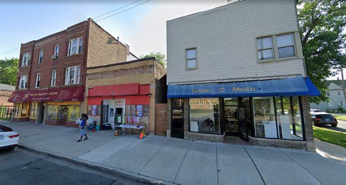 Street View of 8900 block of Cottage Grove Avenue Chicago (Image capture: July 2019 ©2020 Google)