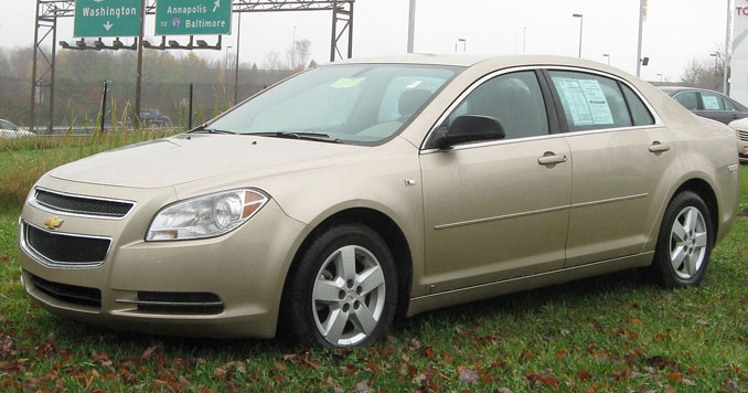Body Style 2008-2012 Chevrolet Malibu (2008) (IFCAR, Public domain, via Wikimedia Commons)