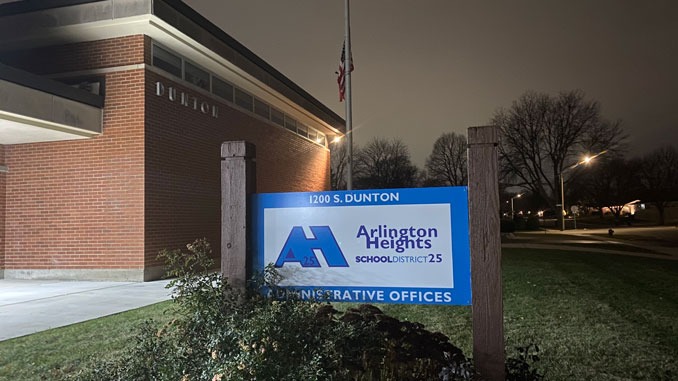 District 25 Administrative Offices sign