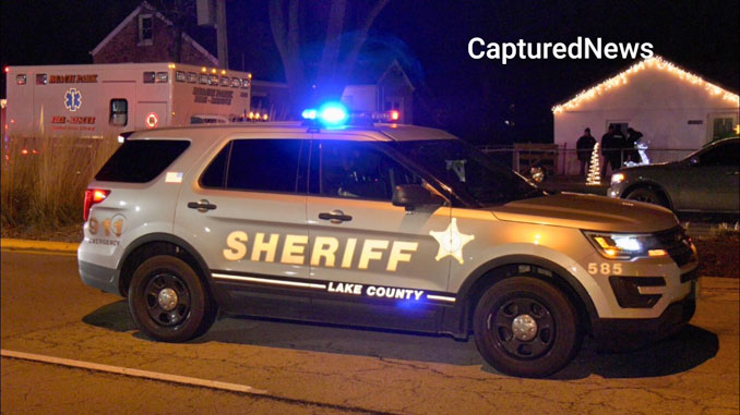 Lake County Sheriff's SUV at crime scene on Wadsworth Road in Beach Park (Craig/Captured News)