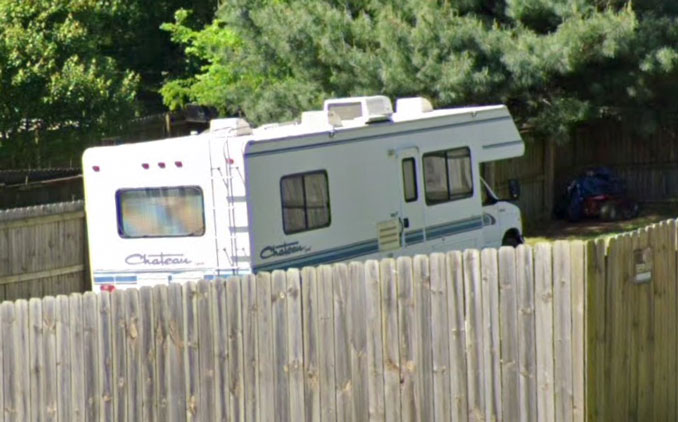 RV on Street View on Bakertown Road in Antioch, Tennessee (Image Capture: May 2019 ©2020 Google)