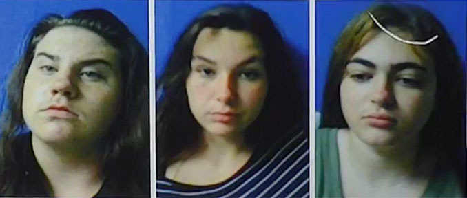 Raven Sutton, 16; Hannah Eubank, 14; Kimberly Stone, 16 -- Teens involved in homicide in Polk City