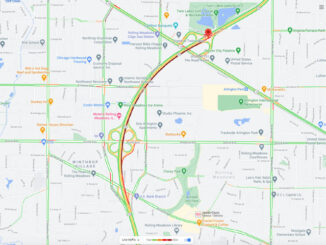 Crash Route 53 January 22, 2021 6:30 a.m. with traffic impact at 7:15 a.m. (Map data ©2021 Google)
