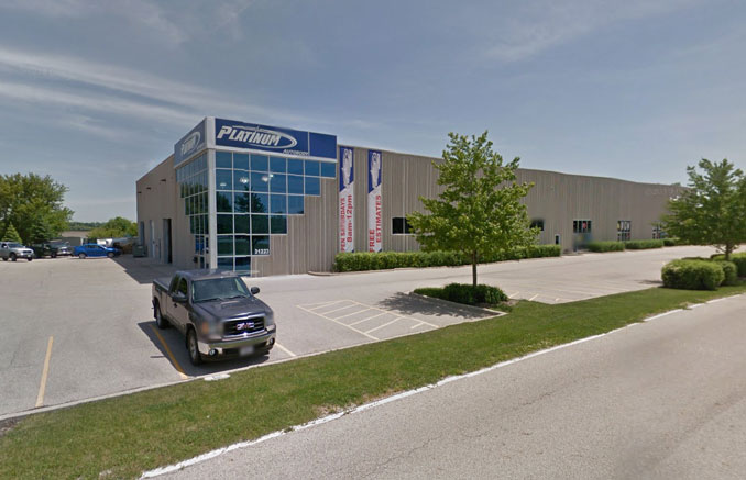 Platinum Auto Body on US 12 (Google Street View Image Capture: May 2012 ©2021 Google)