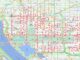 Washington DC on January 18, 2021 (Google maps traffic layer, Map data ©2021 Google)