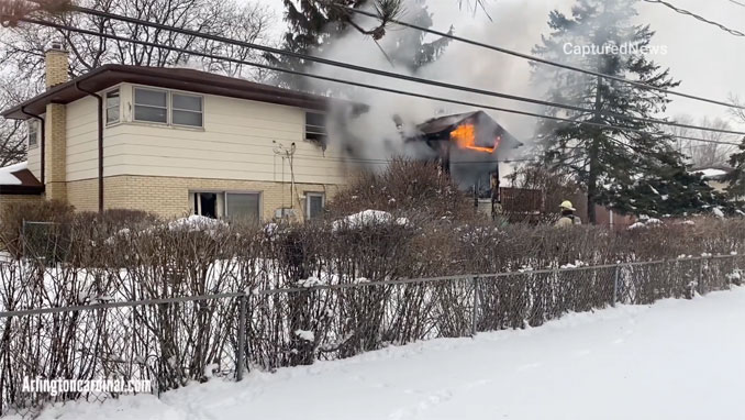 House Fire C-Side at fatal fire in Arlington Heights Thursday, February 4, 2021