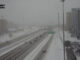 Lake Effect Snow on Kennedy Expressway near River Road on the afternoon of Monday, February 15, 2021 (SOURCE: IDOT)