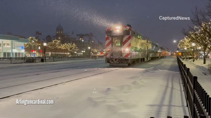 Train gates and signals malfunction repair at Evergreen Avenue and Northwest Highway