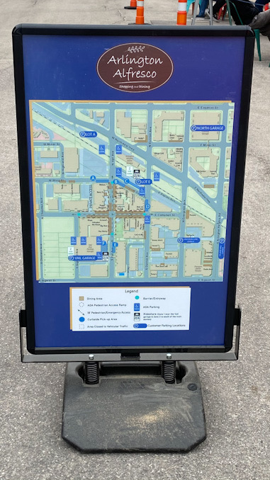 Arlington Alfresco map