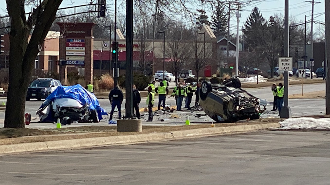 Serious crash at Rand Road and Mount Prospect Road