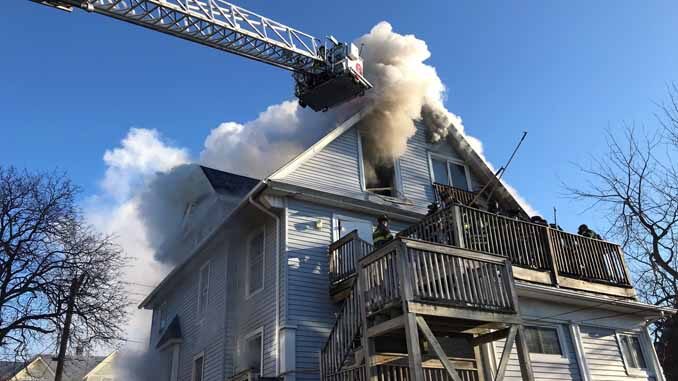 Aurora Tower 6 at Downer Place fire on Tuesday, March 2, 2021 Aurora Tower 6 at Downer Place fire on Tuesday, March 2, 2021