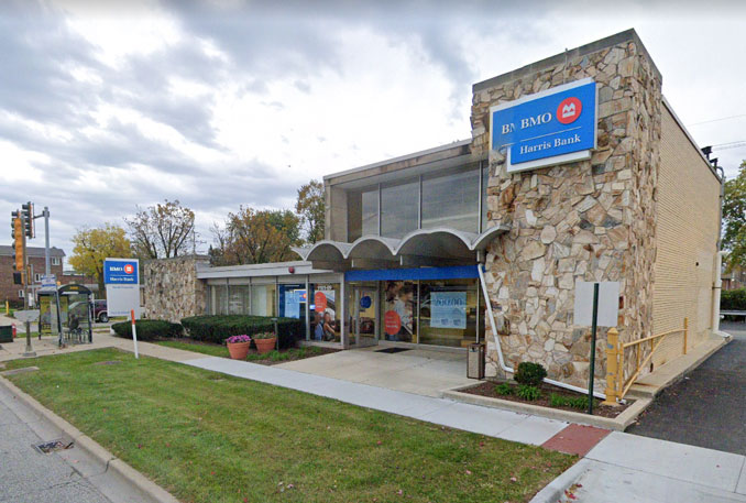 BMO Harris Bank Cermack Road Riverside Street View (Image capture October 2019 ©2021)