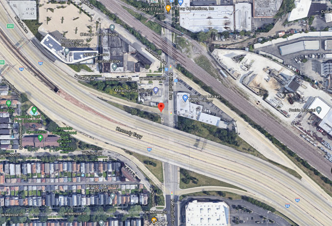 Kimball Avenue on-ramp to I-90 WEST Aerial View (Imagery ©2021 Google, Imagery ©2021 Maxar Technologies, Sanborn, U.S. Geological Survey, USDA Farm Service Agency, Map data ©2021)