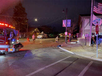 Single-vehicle fatal crash scene at Main Street and Lyons Drive in Lake Zurich (SOURCE: Village of Lake Zurich)