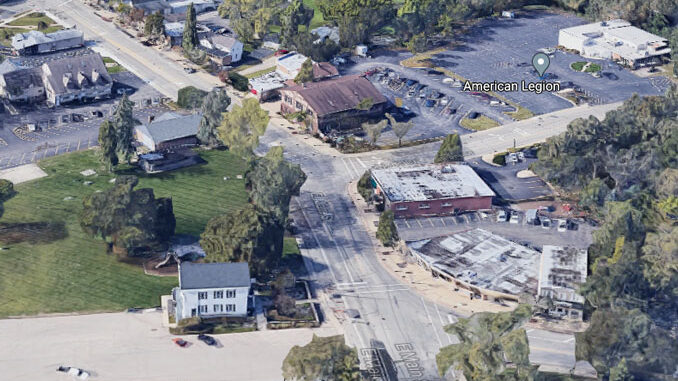 Lake Zurich Main Street Lions Drive Aerial View (Imagery ©2021 Google, Imagery ©2021 Maxar Technologies, U.S. Geological Survey, Map data ©2021)