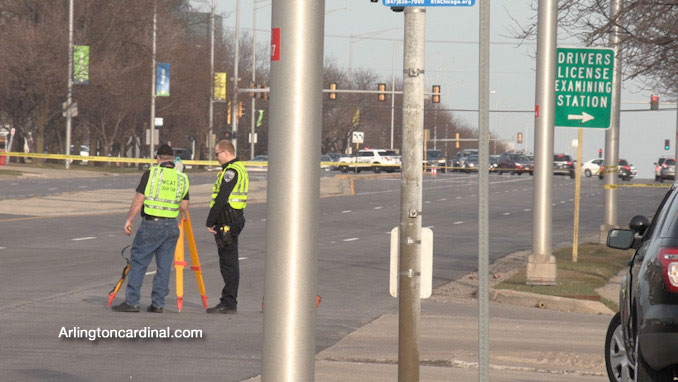 MCAT-STAR investigators at Golf Road and National Parkway on Sunday, March 21, 2021