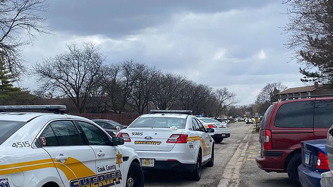 Cook County Sheriff's Office "shots fired" investigation on Nichols Road on Wednesday, March 31, 2021 Cook County Sheriff's Office "shots fired" investigation on Nichols Road on Wednesday, March 31, 2021