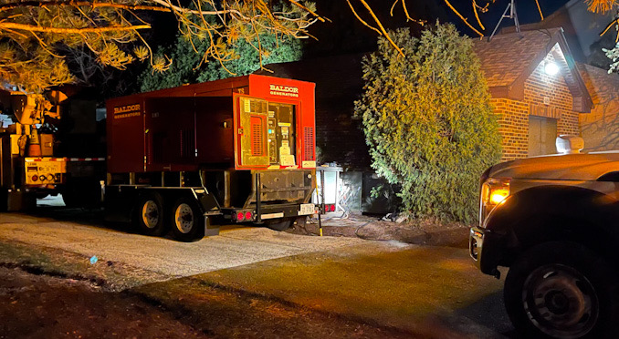 Generator at a Lift Station on North Harvard Avenue in Arlington Heights