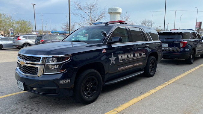 Arlington Heights police on scene of a robbery investigation at the TCF bank at Jewel-Osco, 1860 S. Arlington Heights Rd.