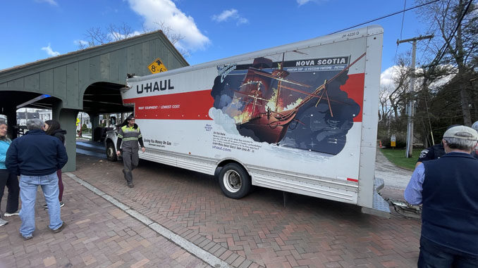 U-Haul truck crash into Robert Parker Coffin Road bridge in Long Grove on Friday, April 9, 2021