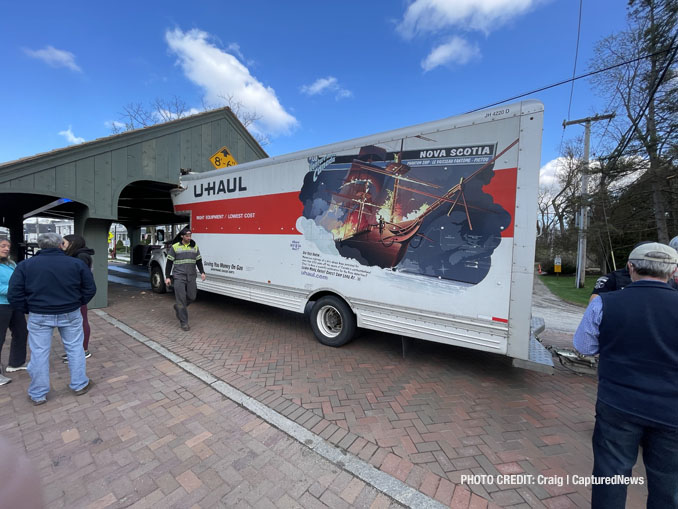 U-Haul truck crash into Robert Parker Coffin Road bridge in Long Grove on Friday, April 9, 2021