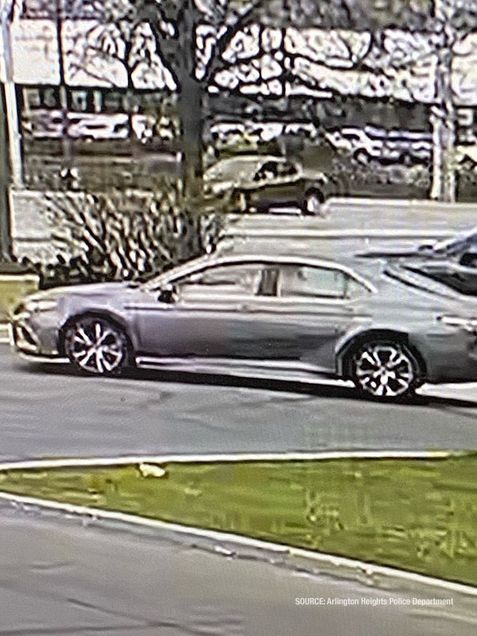 Male/white bank robber's vehicle TCF Bank Wednesday, April 7, 2021