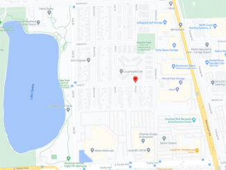 Online Sale Armed Robbery on Pine Street near Fargo Street in Des Plaines (Map Date ©2021 Google)