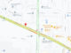 Map where pedestrian was hit by a vehicle on Algonquin Road west of Meacham Road in Schaumburg (Map data ©2021)