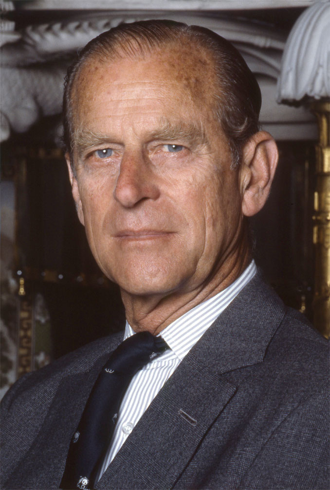 Prince Philip, the Duke of Edinburgh taken in the Chinese room Buckingham Palace (PHOTO CREDIT: Allan Warren)