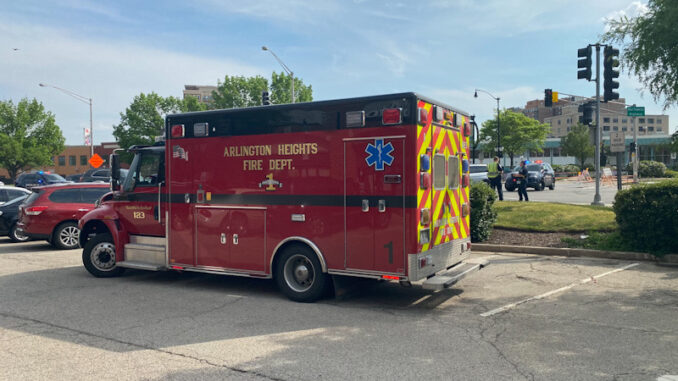 Crash with Injuries Evergreen Avenue and Northwest Highway, Arlington Heights