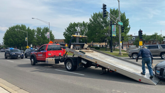 Crash with Injuries Evergreen Avenue and Northwest Highway, Arlington Heights