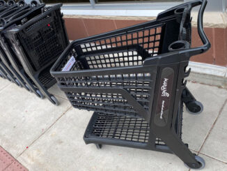 The new full-size polymer plastic shopping cart at Mariano's in Arlington Heights