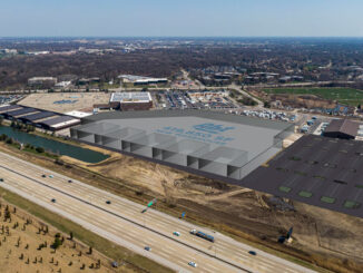 Abt Electronics addition located to the south and southwest of the existing facility (SOURCE: McShane Construction Company)