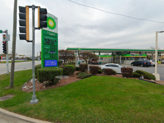 BP gas station at 167th Street and Crawford Avenue/Pulaski Road Street View (Image capture October 2019 ©2021 Google)