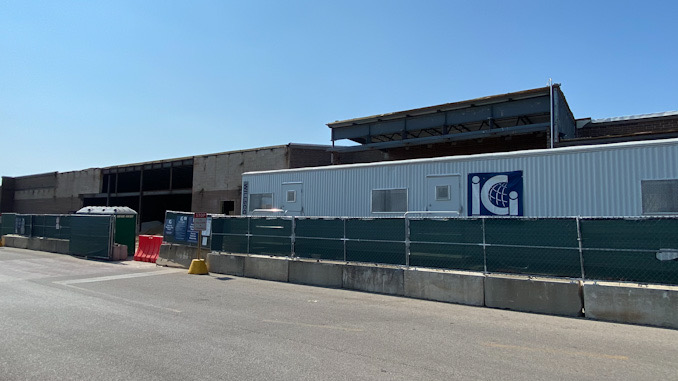 Construction site for future Amazon Fresh site at 325 East Palatine Road in Arlington Heights