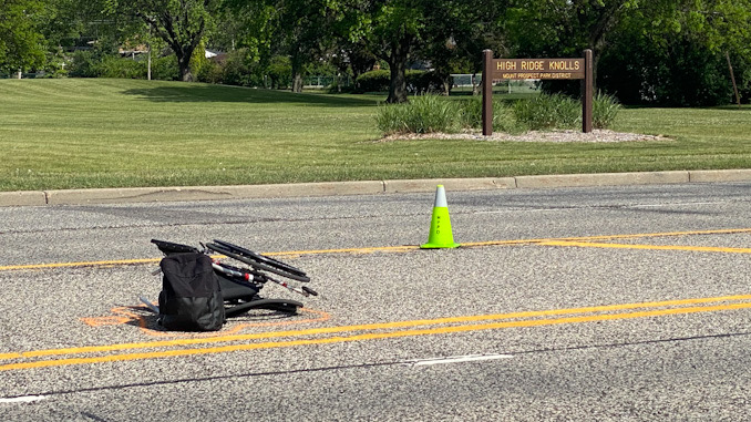 Wheelchair pedestrian injured in hit-and-run crash on Elmhurst Road south of Miller’s Road in Mount Prospect on Wednesday, June 2, 2021