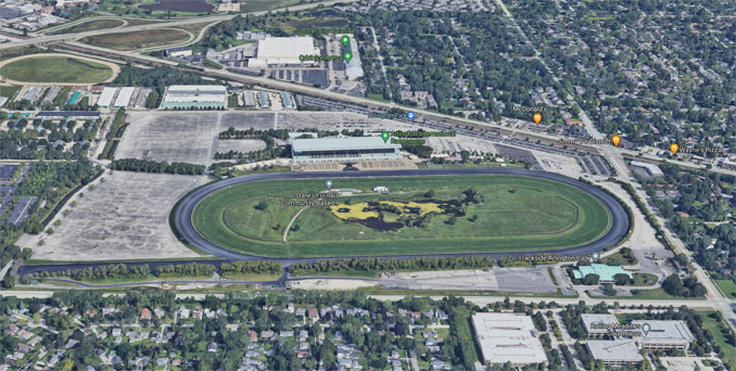 Arlington Park Aerial (Imagery ©2021 Google, Landsat / Copernicus, NOAA, Imagery ©2021 Maxar Technologies, U.S. Geological Survey USDA Farm Service Agency, Map data ©2021)