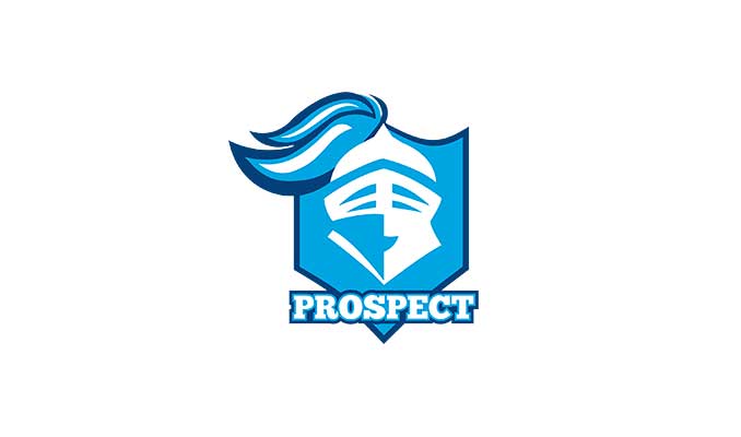 Prospect High School logo (SOURCE: Prospect High School/Fair use to compare hypocrisy of criticizing Police Thin Blue Line)